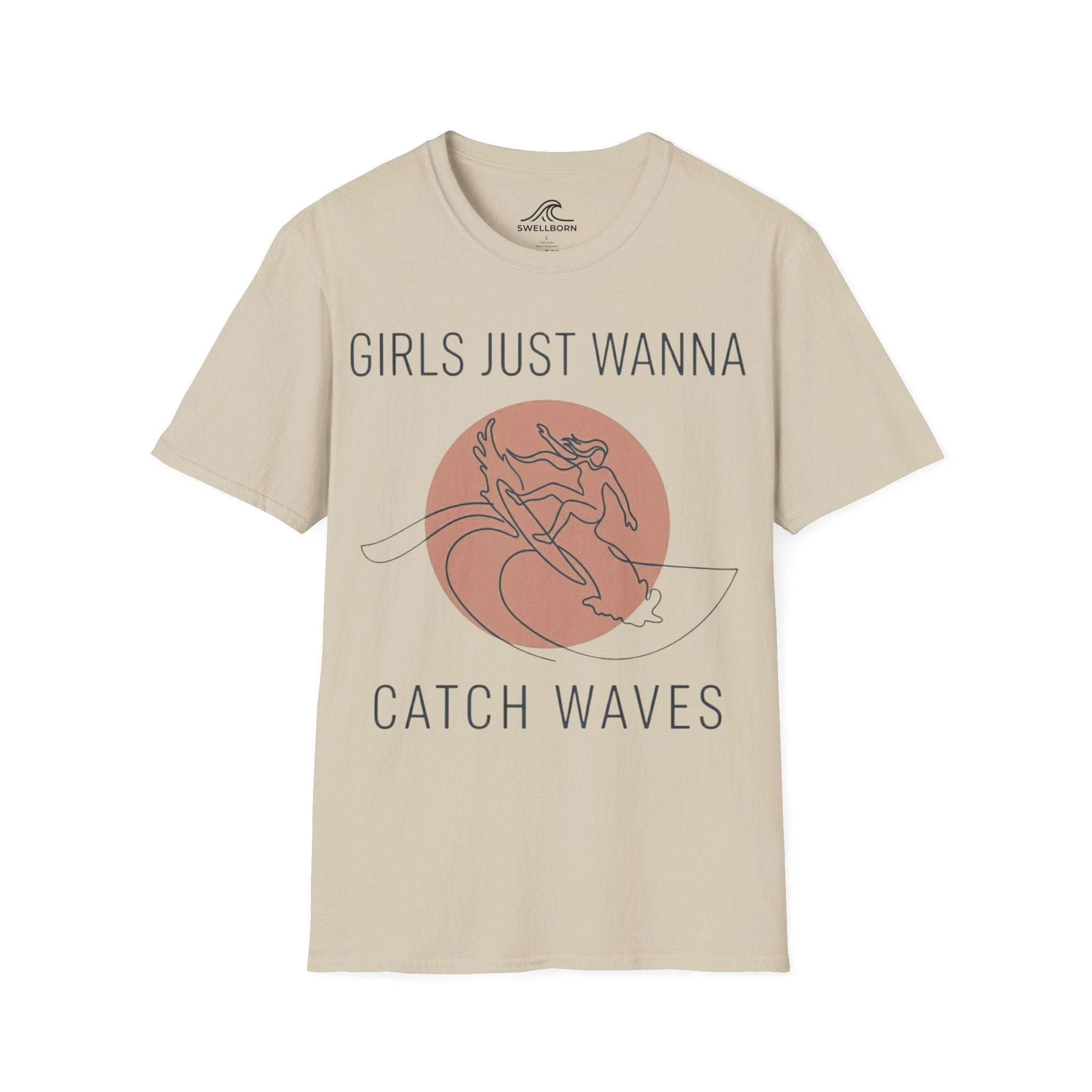 Girls Just Wanna Catch Waves T-Shirt