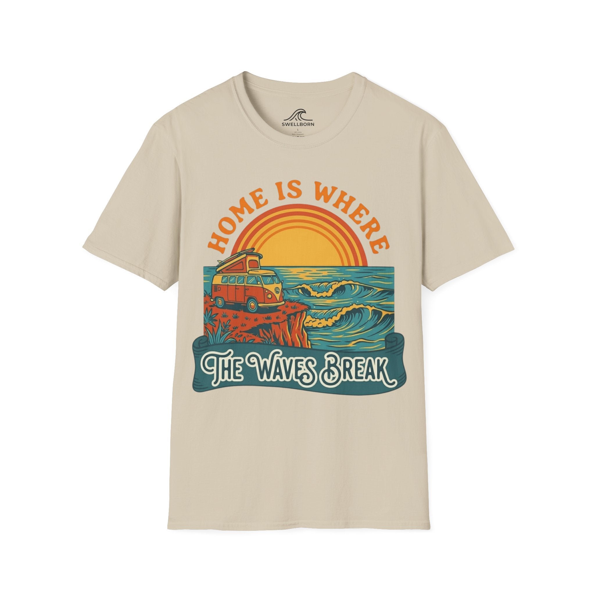 Home Is Where The Waves Break T-Shirt
