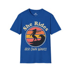 She Rides Her Own Waves T-Shirt