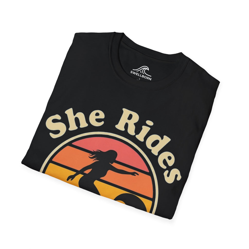 She Rides Her Own Waves T-Shirt
