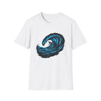 Black & Blue Wave  T-Shirt