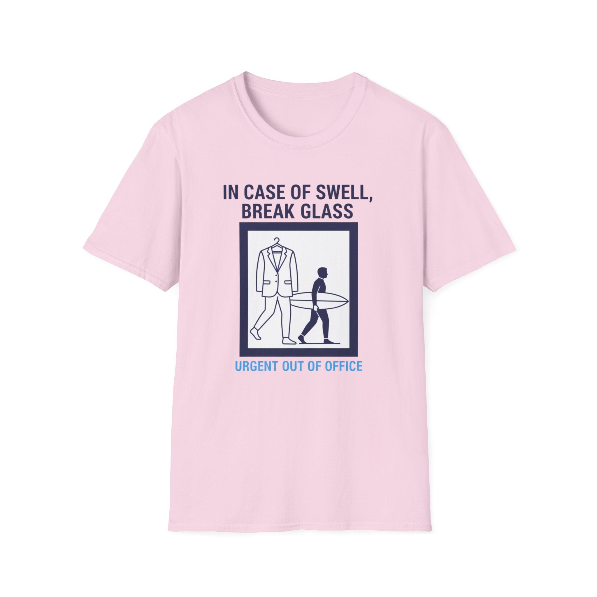 In Case of Swell, Break Glass (Urgent Out of Office) T-Shirt