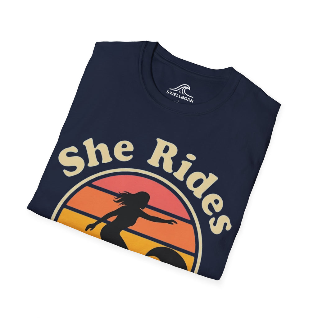 She Rides Her Own Waves T-Shirt