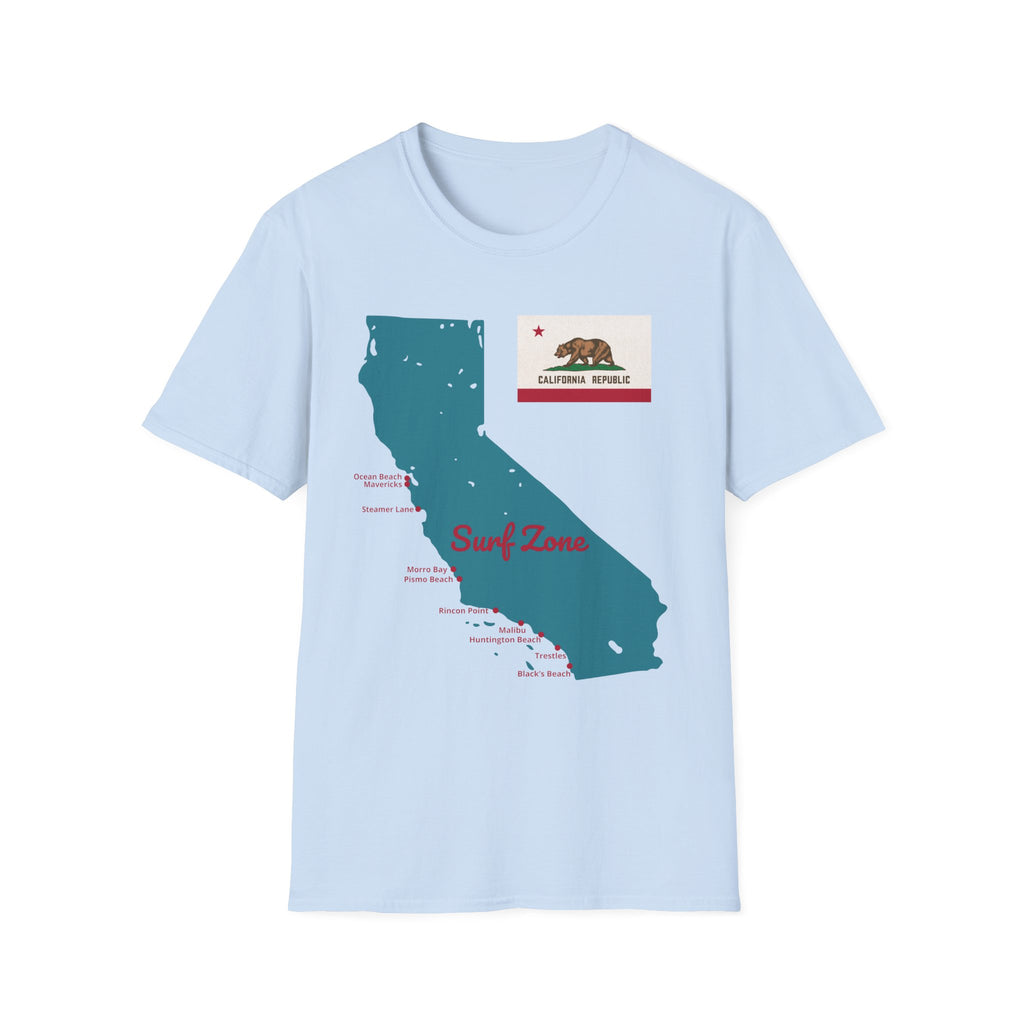 California Surf Spots T-Shirt