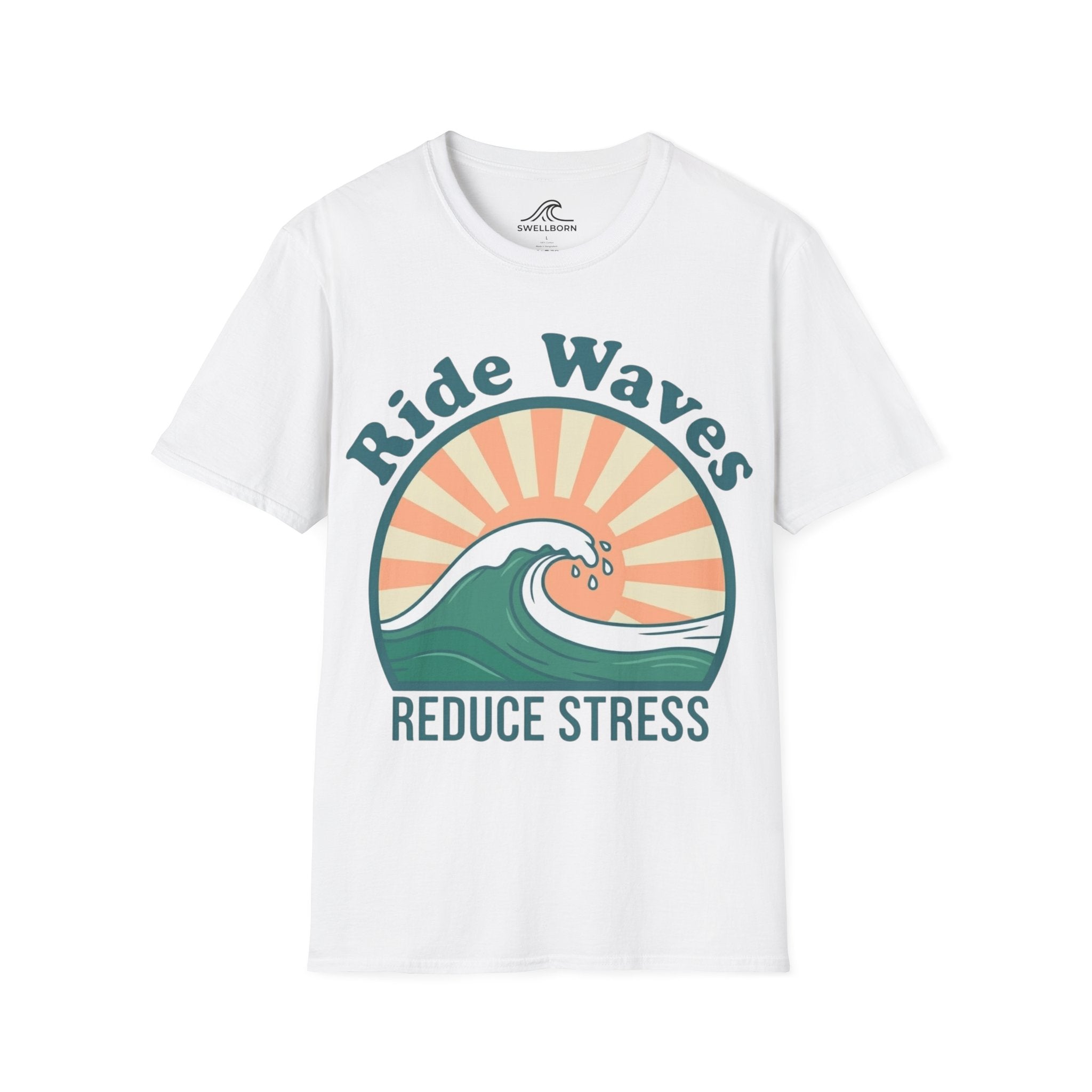 Ride Waves Reduce Stress T-Shirt