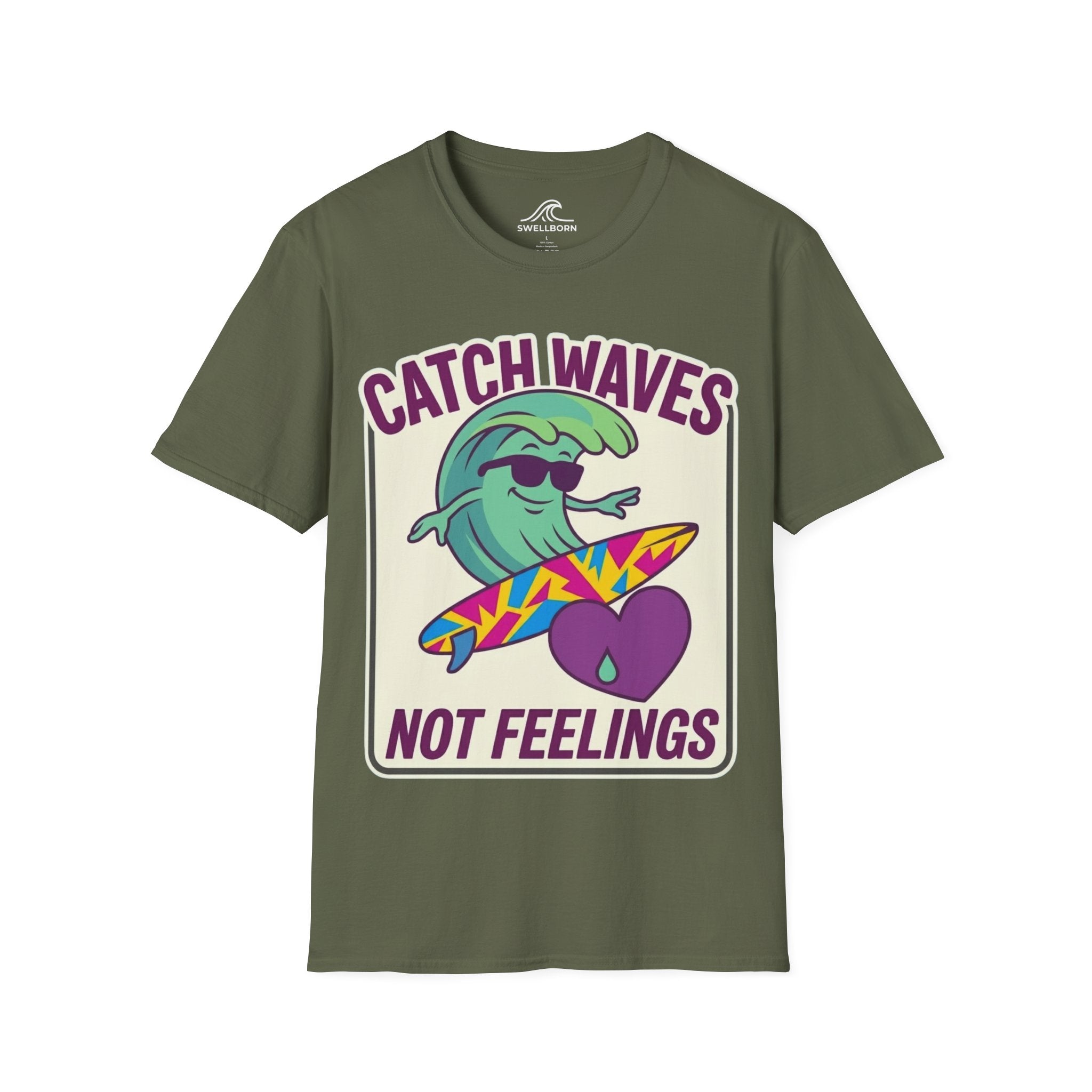 Catch Waves Not Feelings T-Shirt
