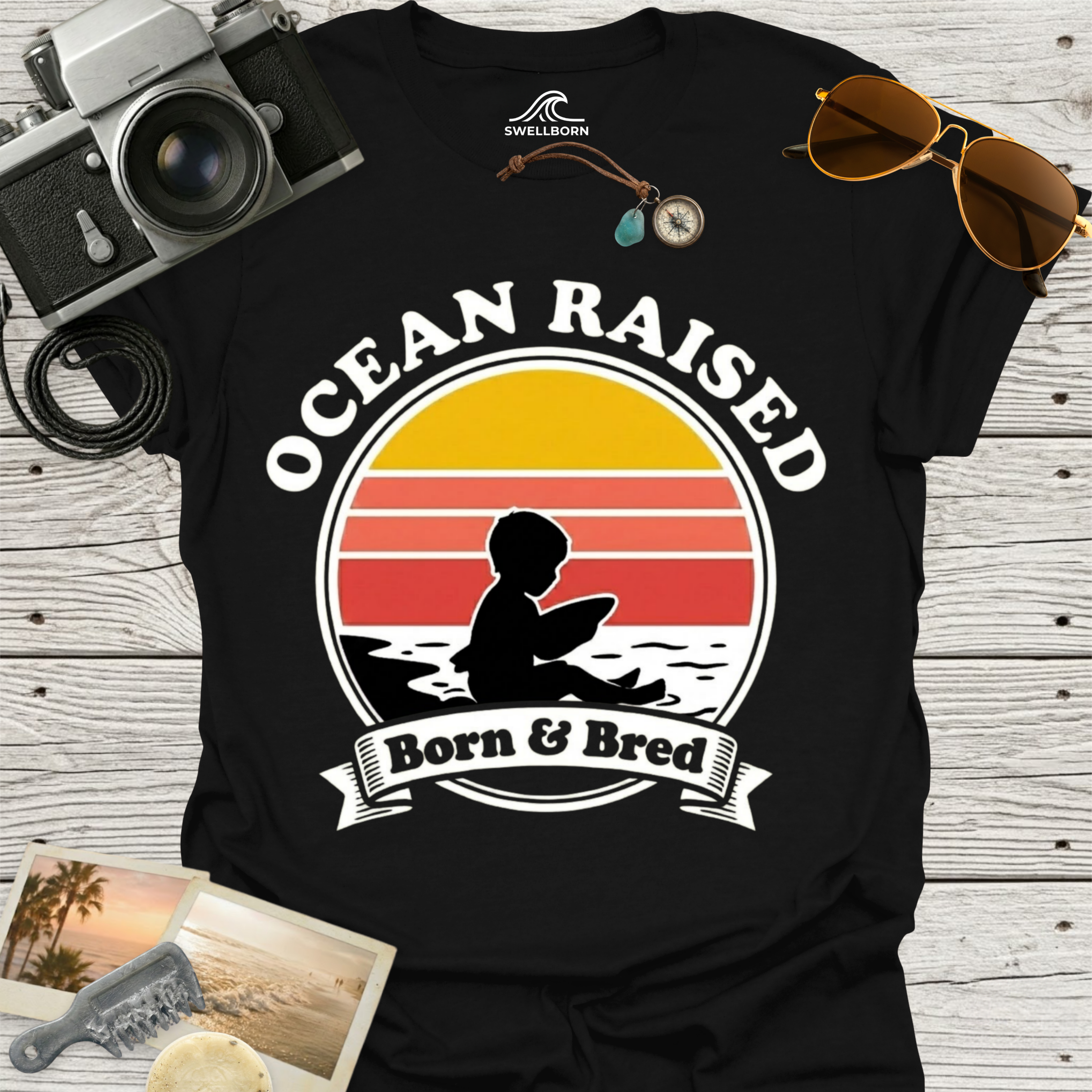 Ocean Raised | Born &  Bred T-Shirt