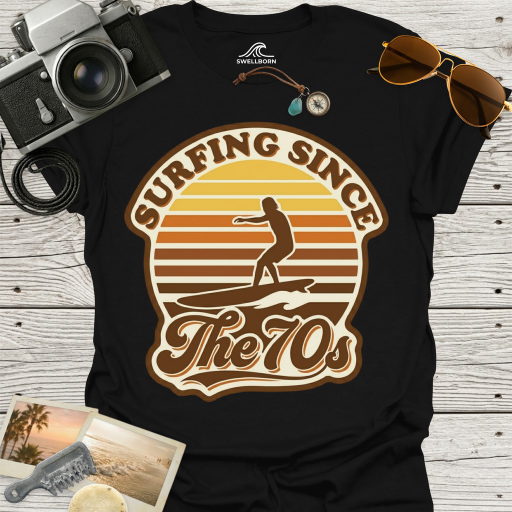 Surfing Since The 70's T-Shirt