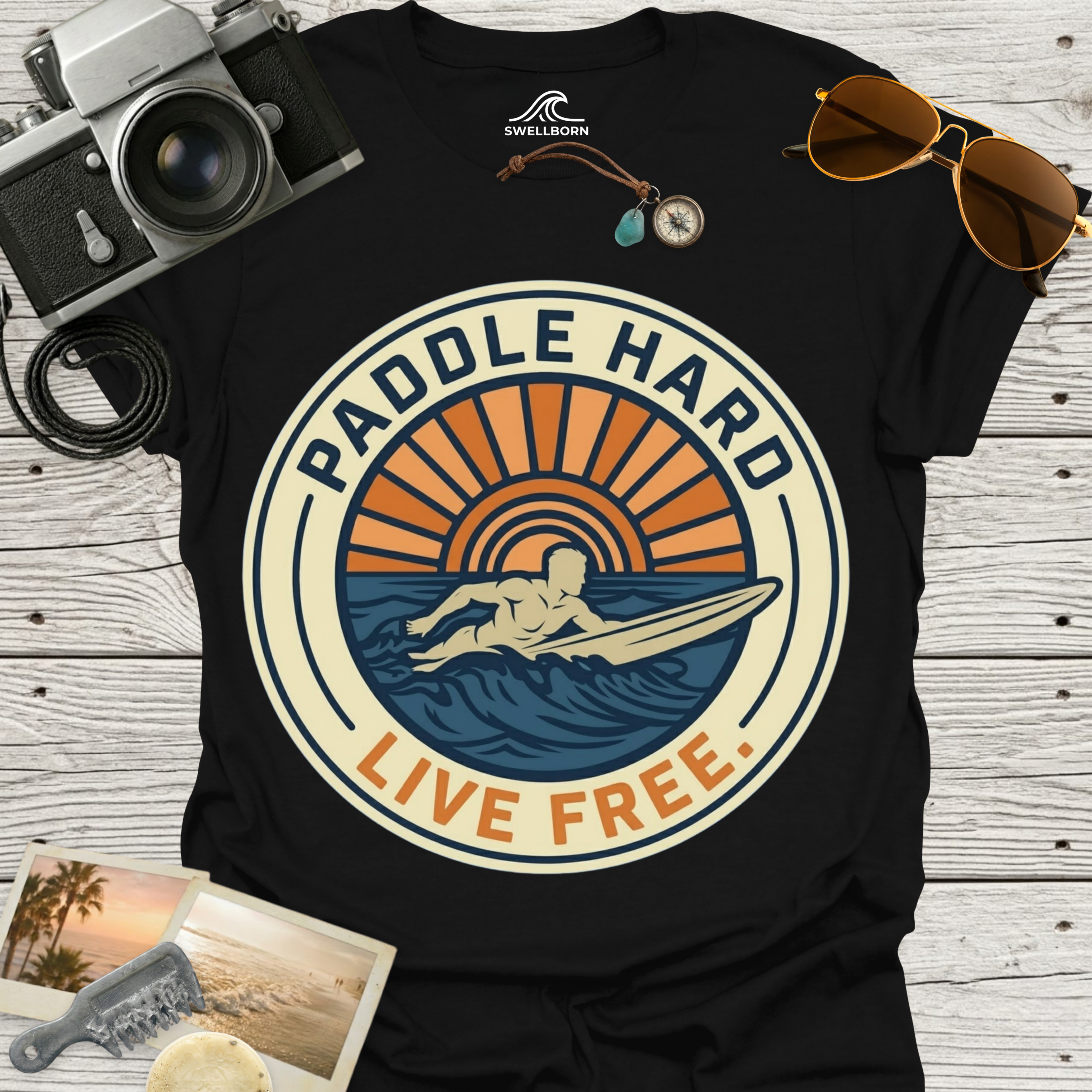 Paddle Hard Live Free T-Shirt