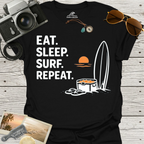 Eat. Sleep. Surf. Repeat. T-Shirt