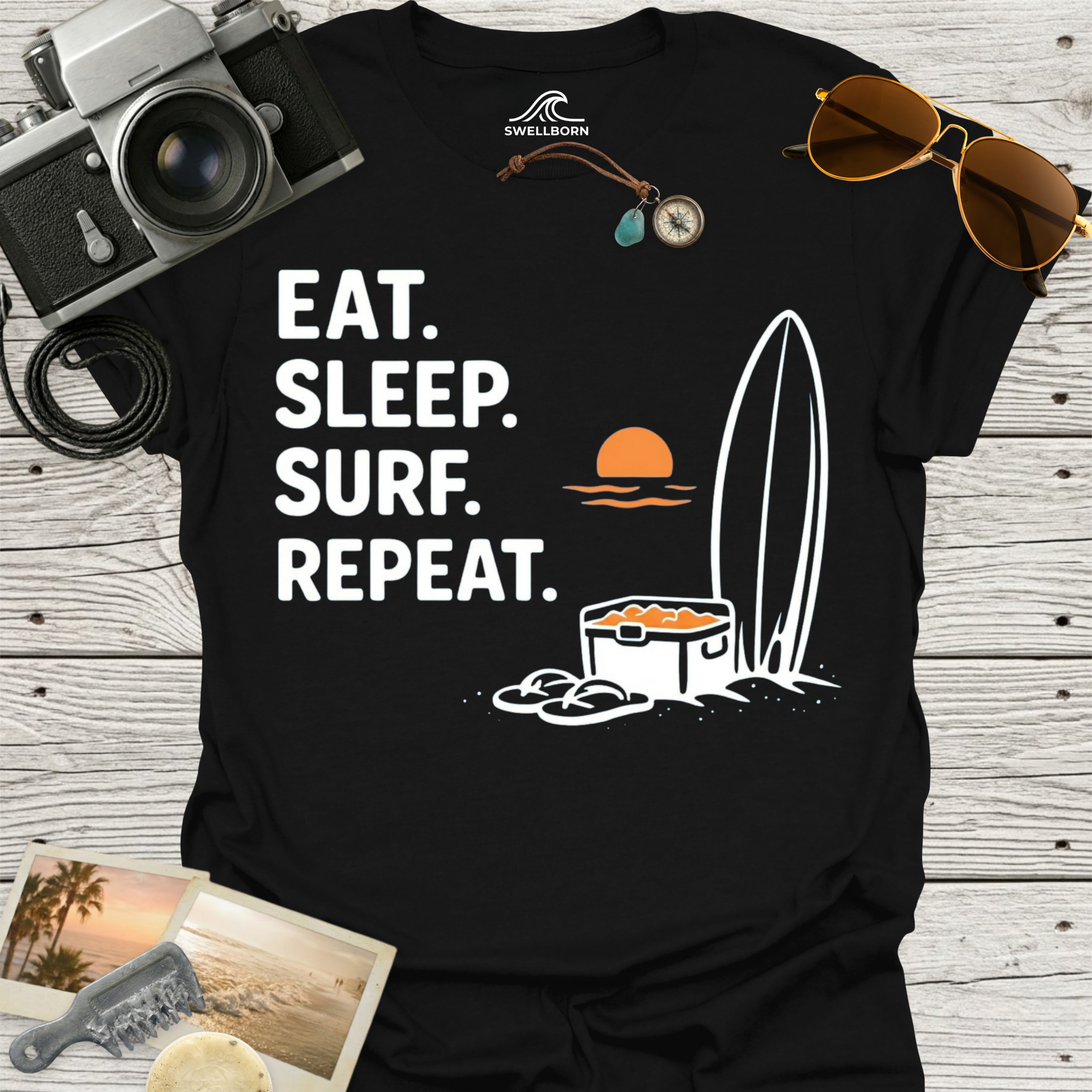 Eat. Sleep. Surf. Repeat. T-Shirt
