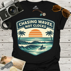 Chasing Waves Not Clocks T-Shirt