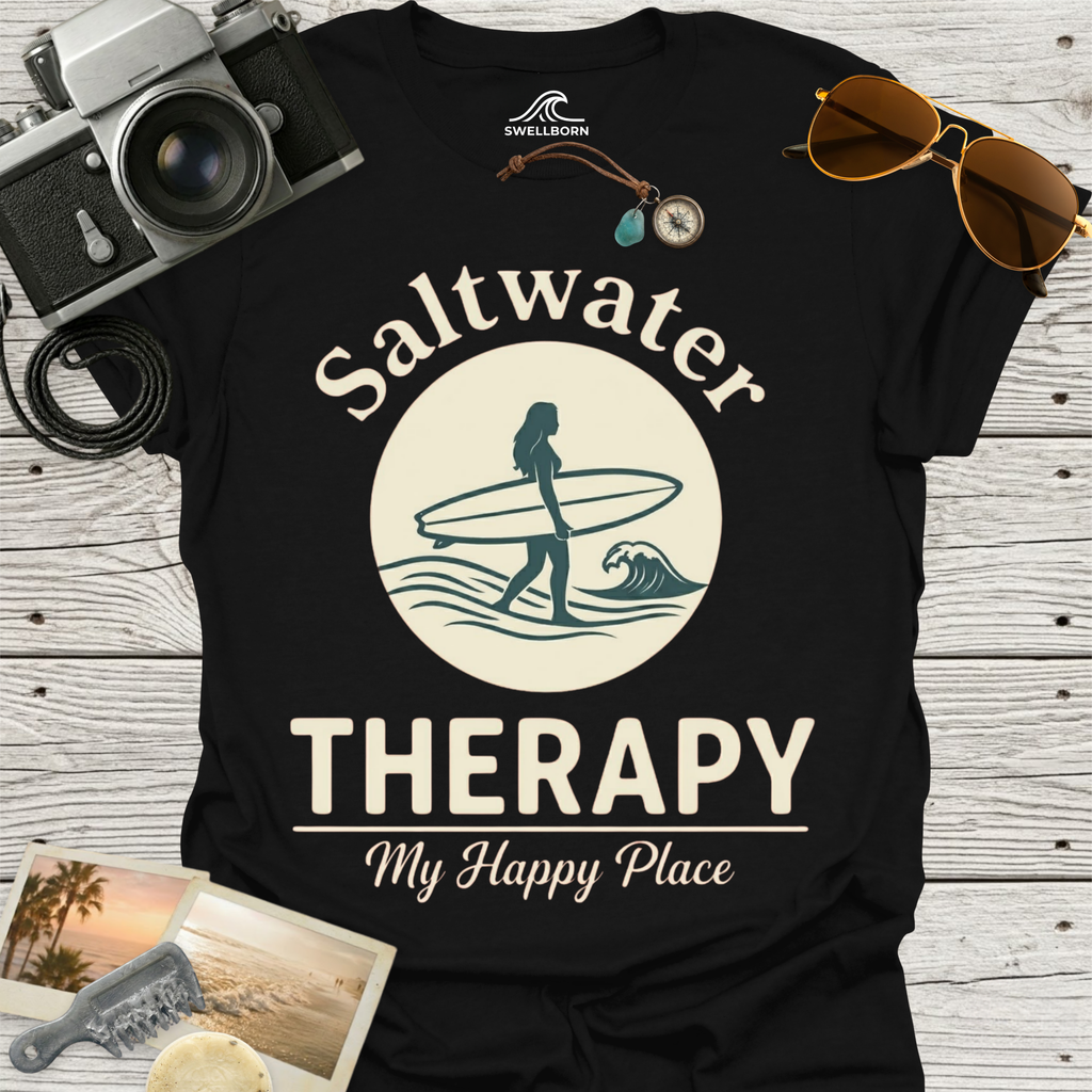Saltwater Therapy My Happy Place T-Shirt
