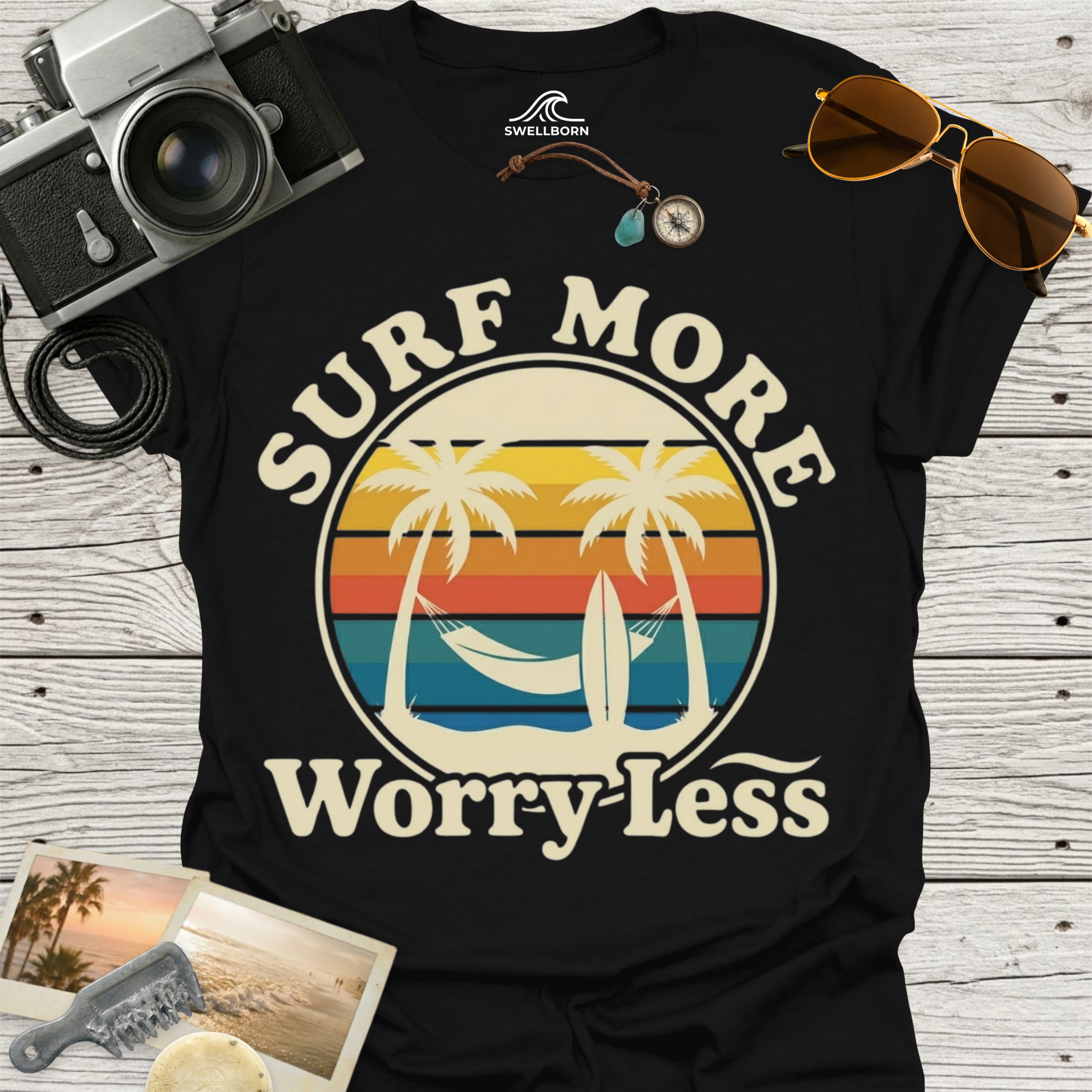 Surf More Worry Less T-Shirt