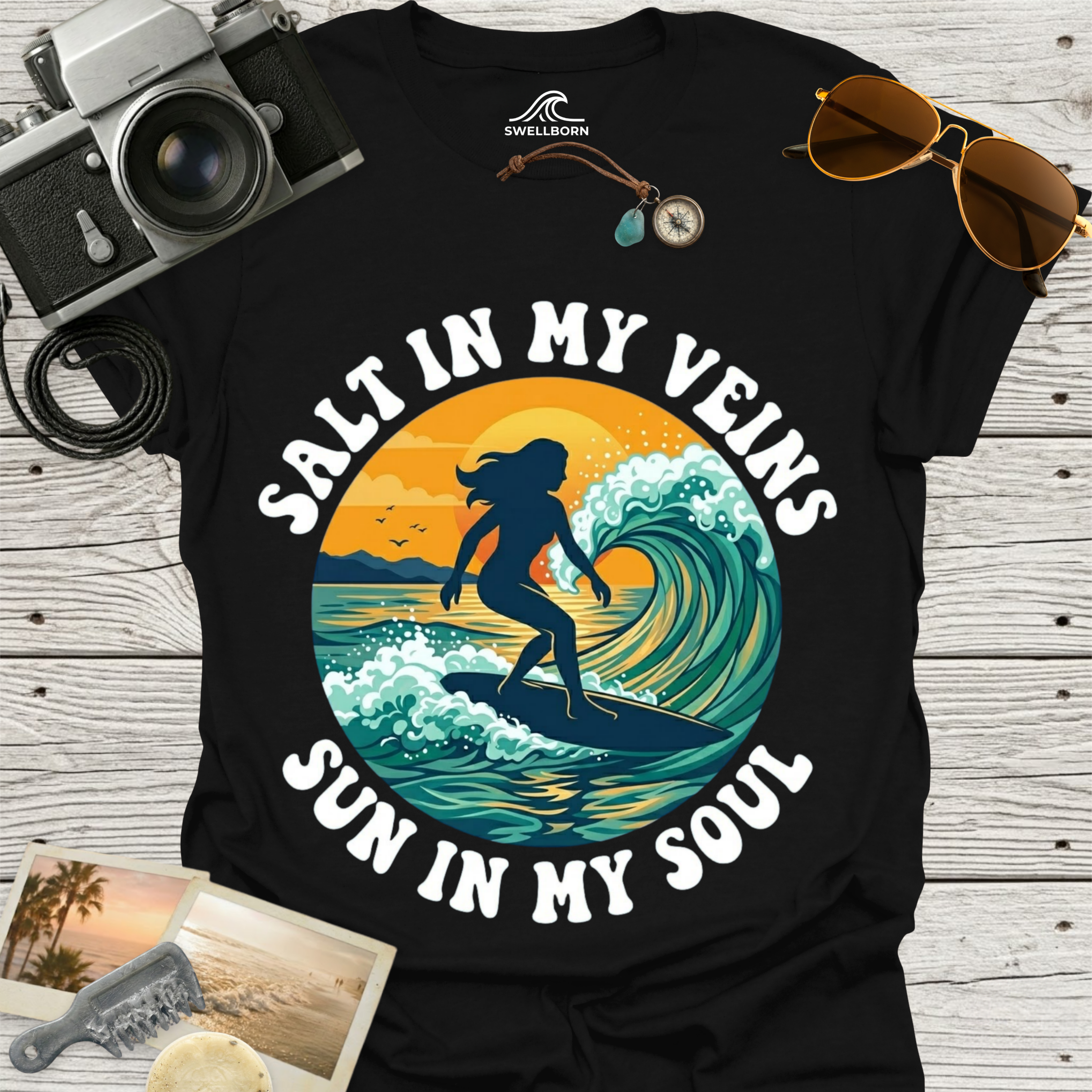 Salt In My Veins Sun In My Soul T-Shirt