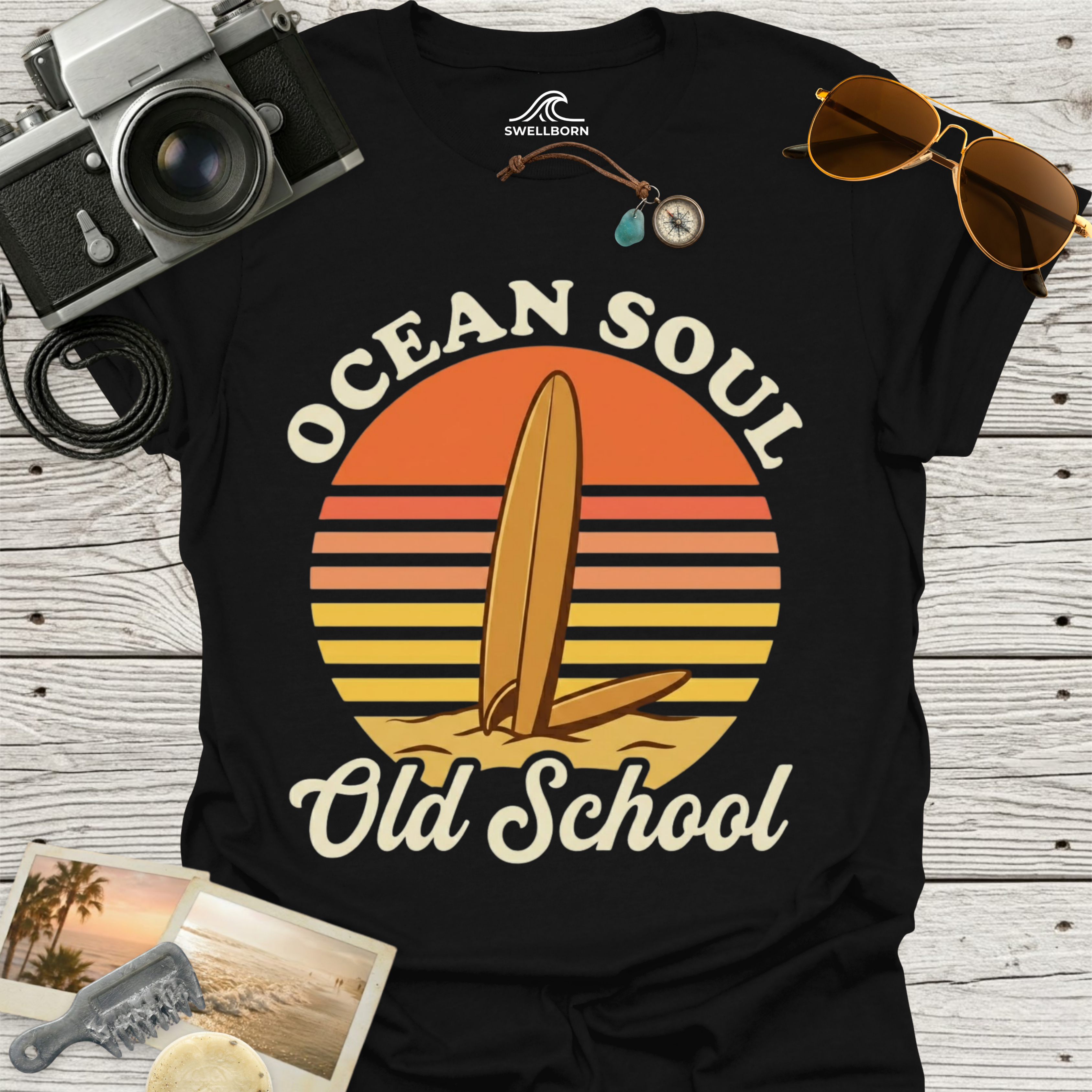 Ocean Soul Old School T-Shirt