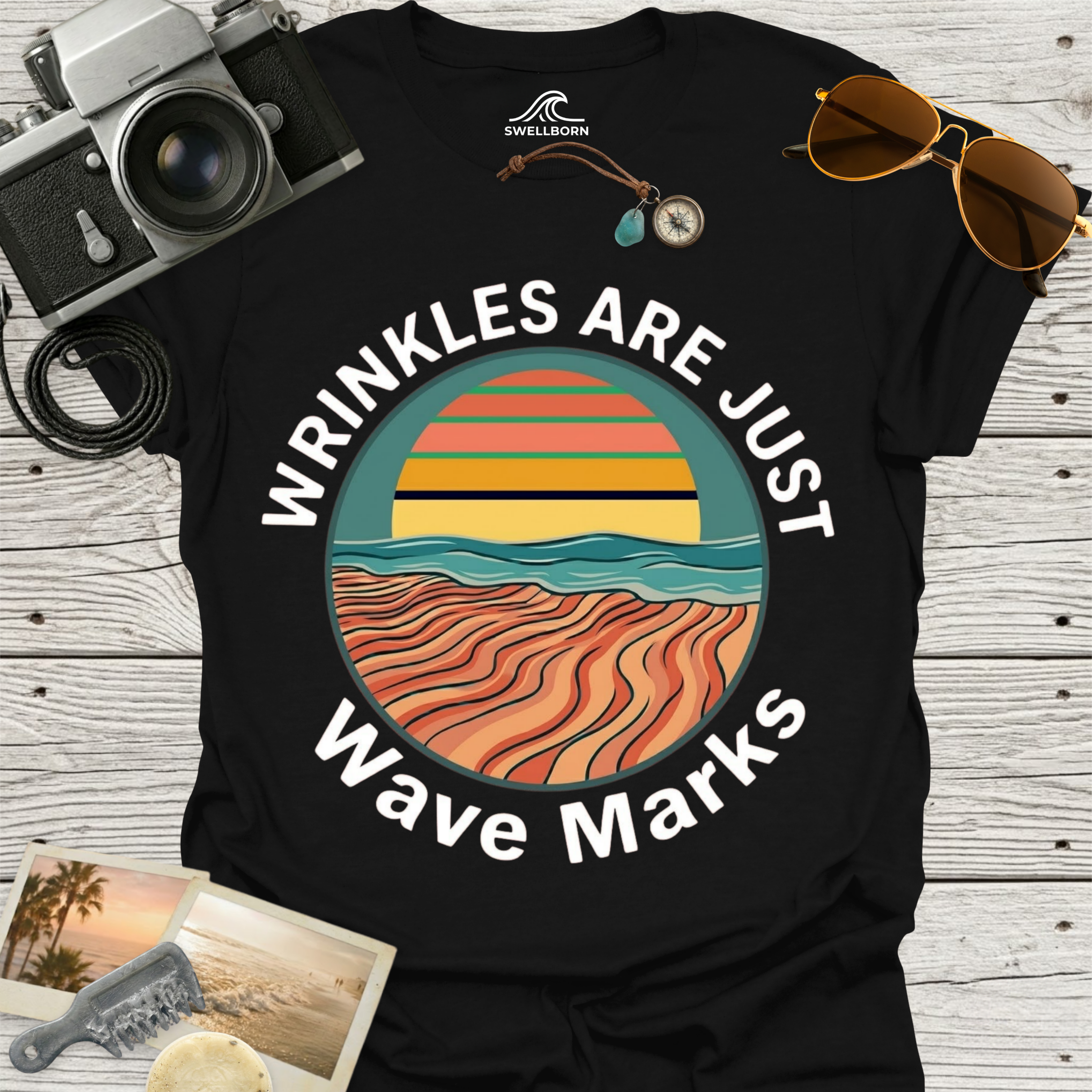 Wrinkles Are Just Wave Marks T-Shirt