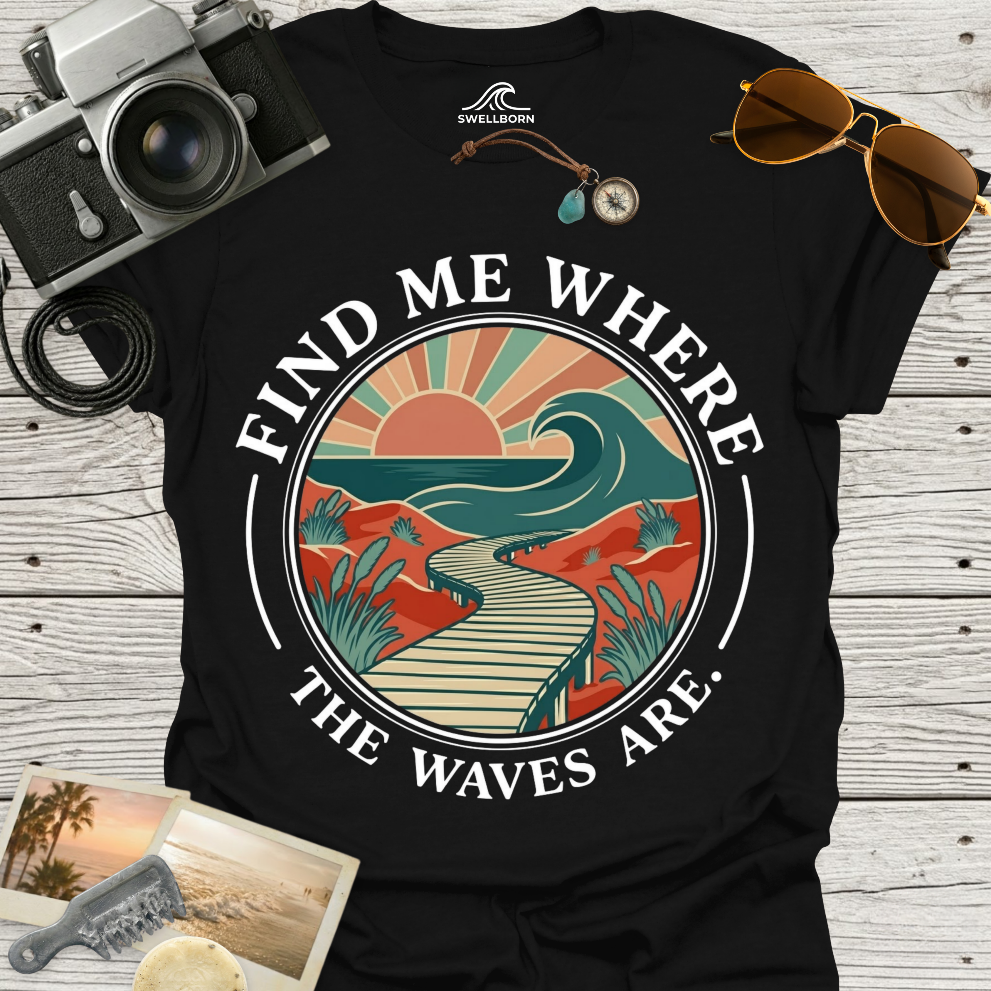 Find Me Where The Waves Are T-Shirt