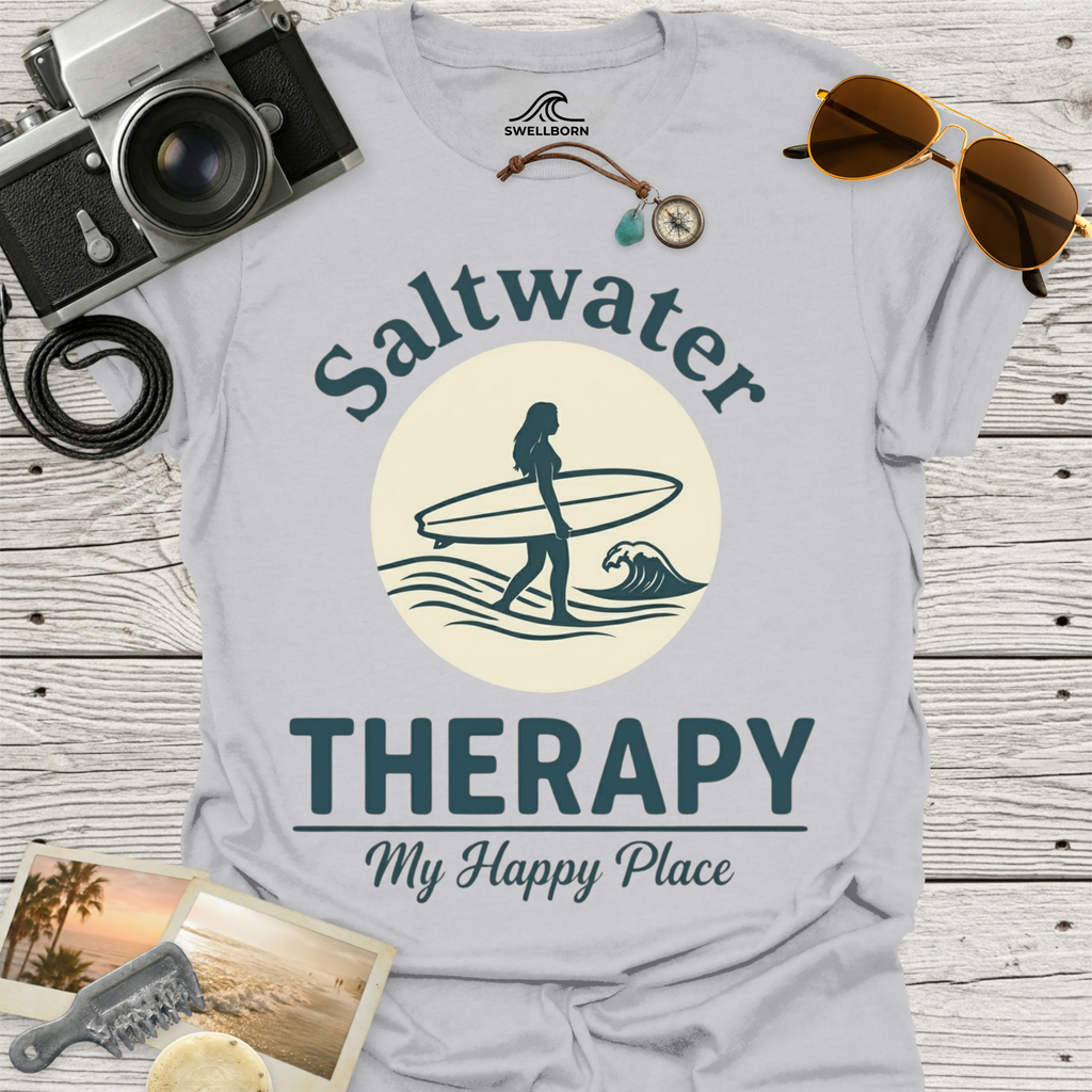 Saltwater Therapy My Happy Place T-Shirt