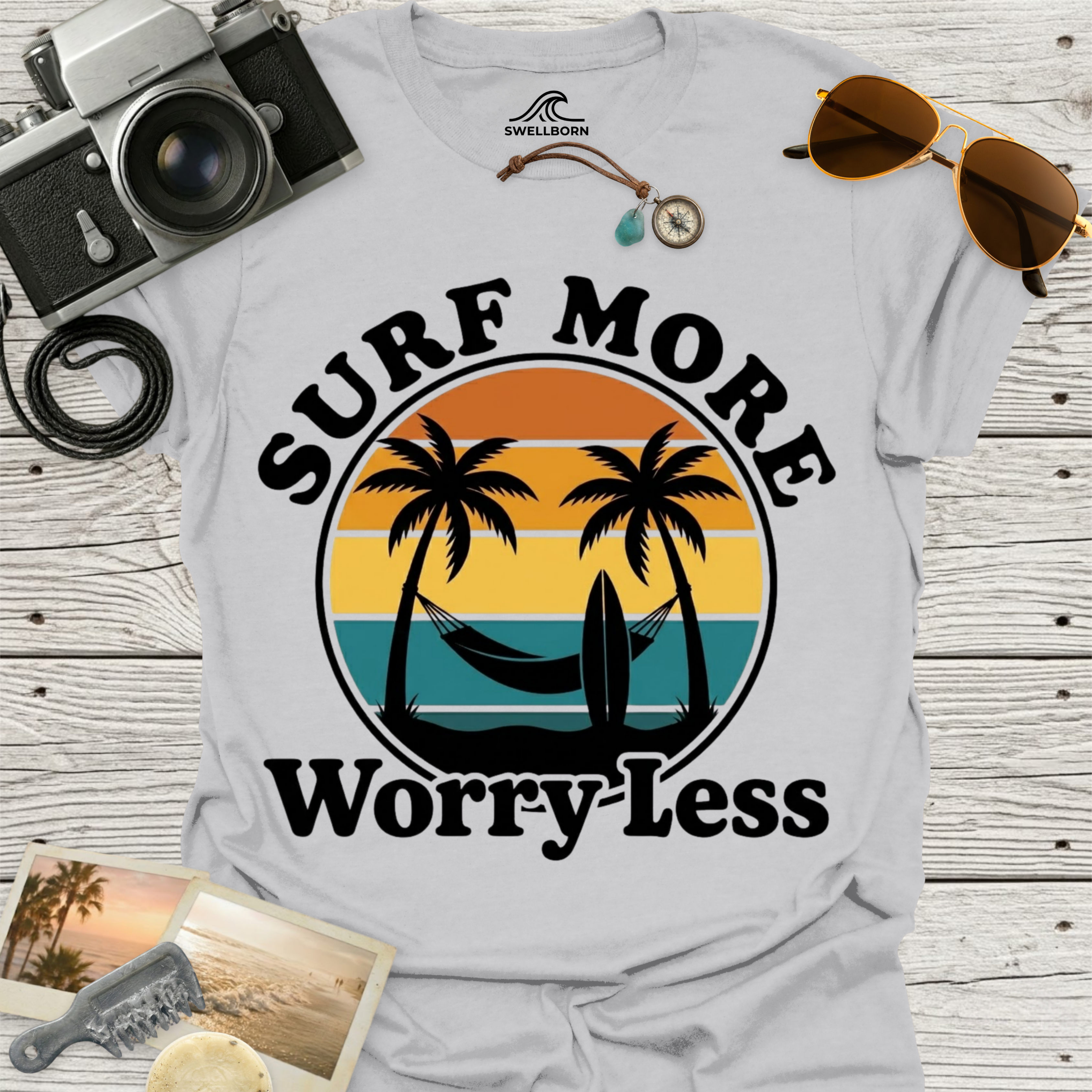Surf More Worry Less T-Shirt
