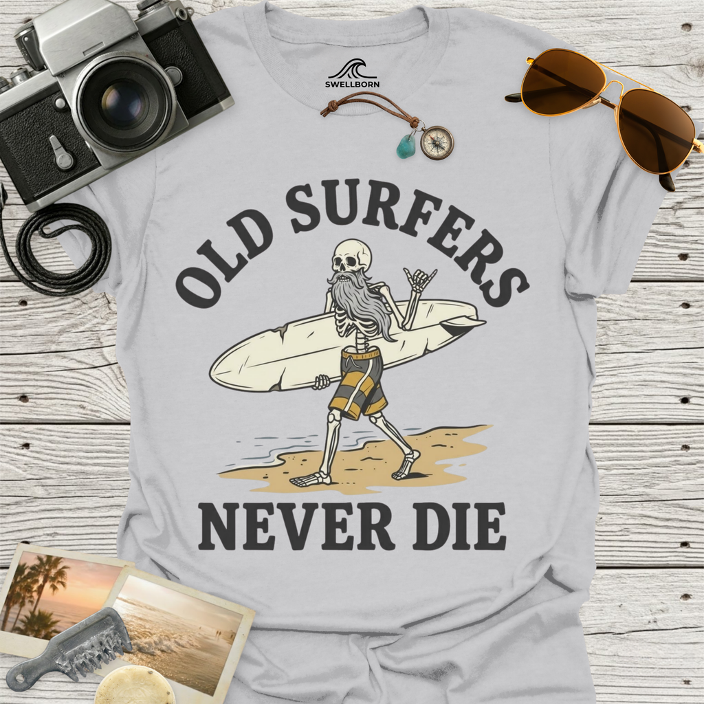 Old Surfers Never Die T-Shirt