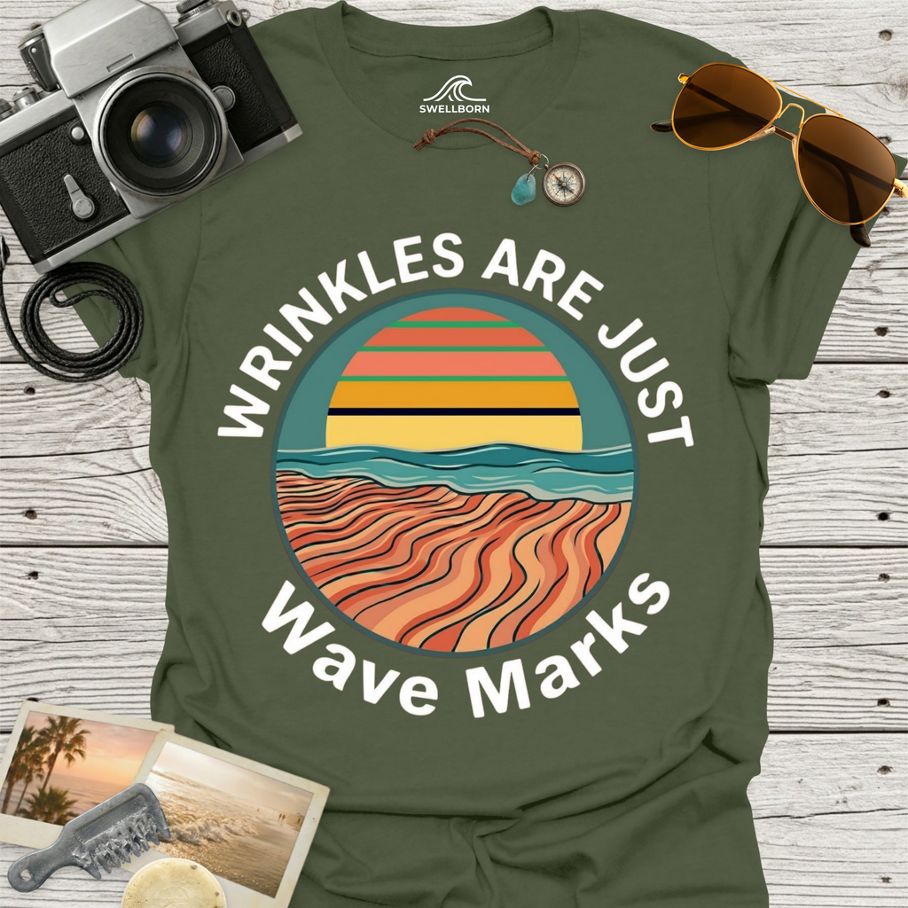 Wrinkles Are Just Wave Marks T-Shirt
