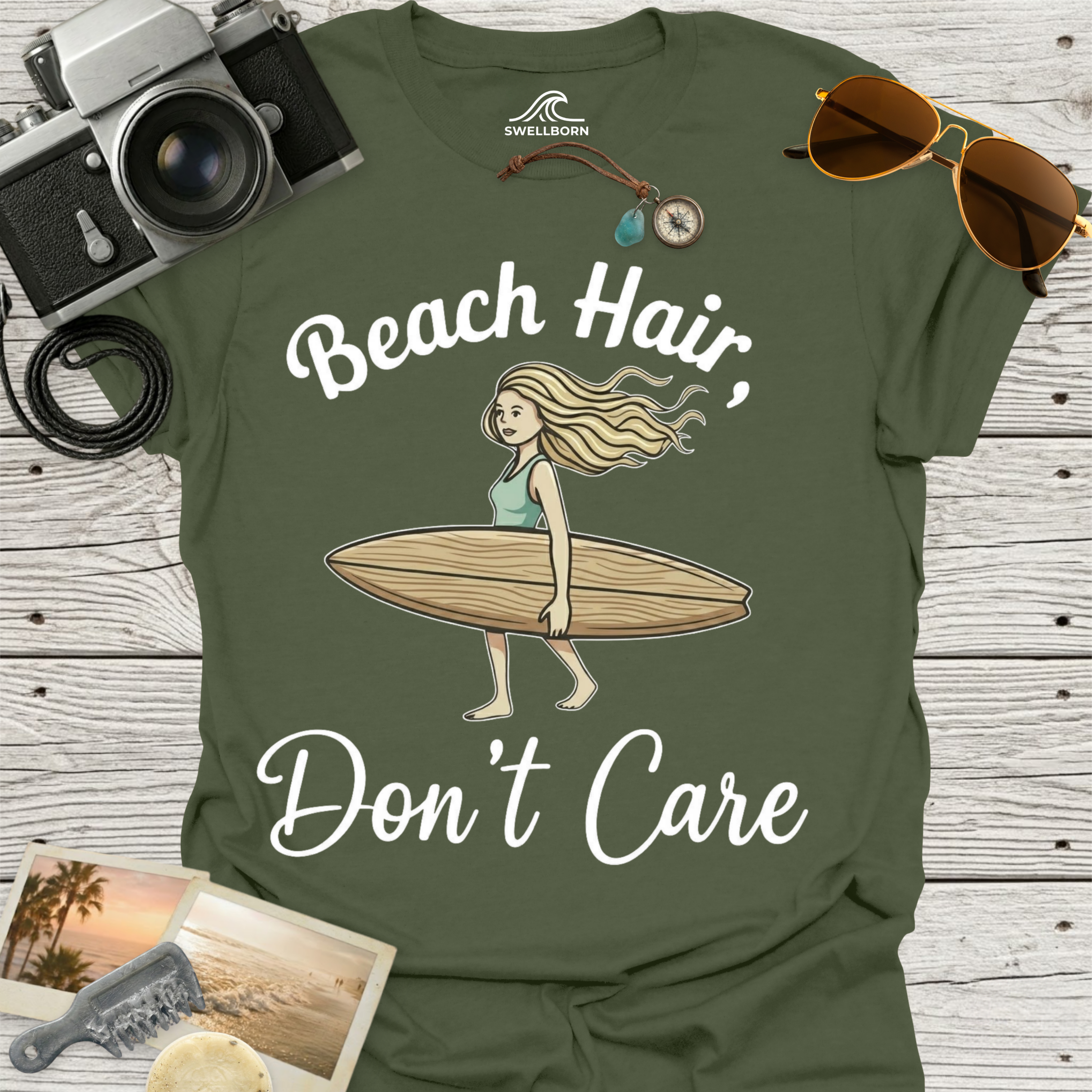 Beach Hair,  Don't Care T-Shirt
