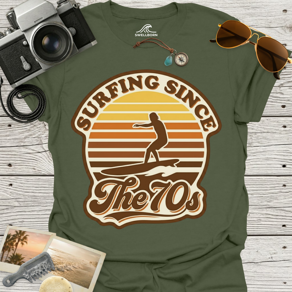 Surfing Since The 70's T-Shirt
