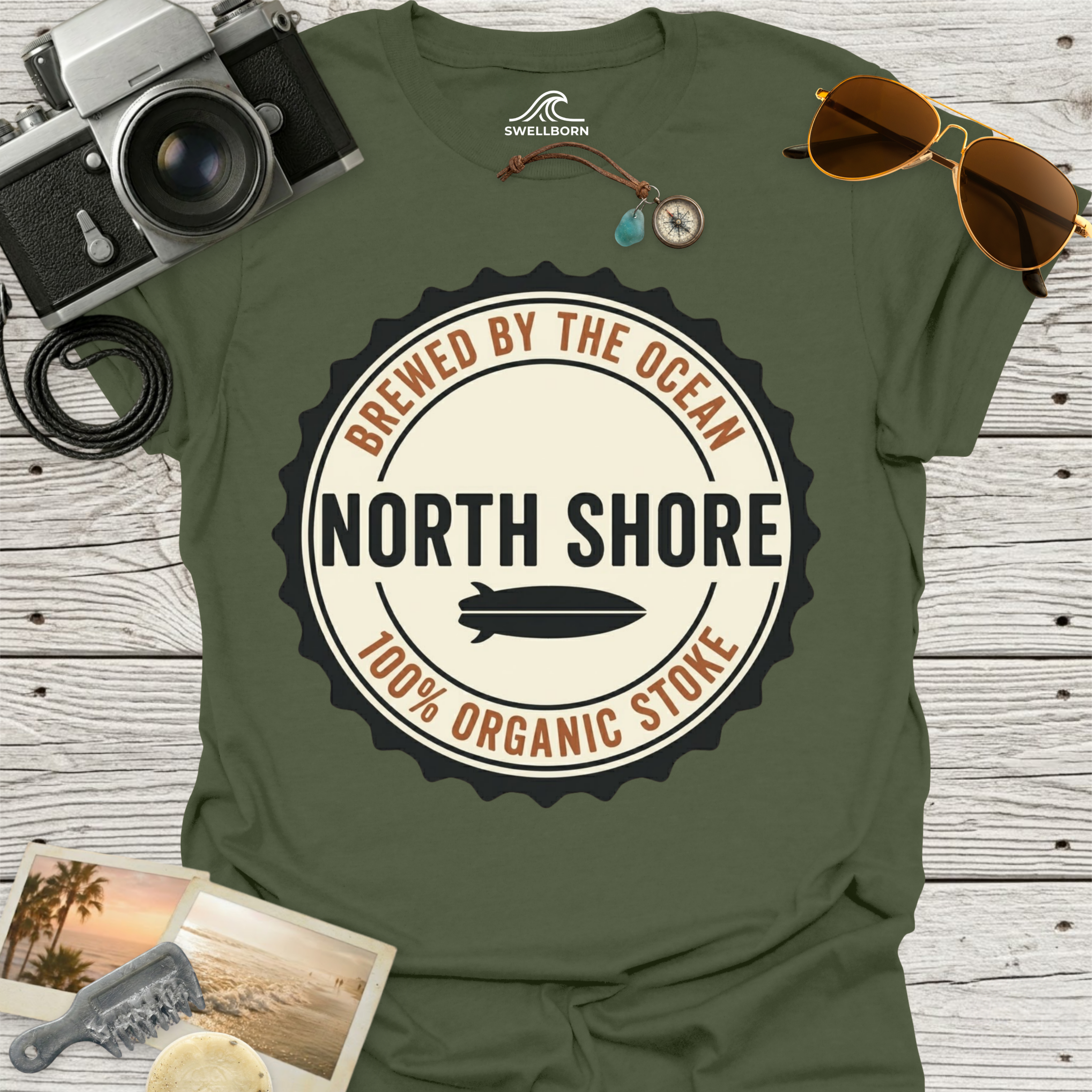 Brewed By The Ocean T-Shirt