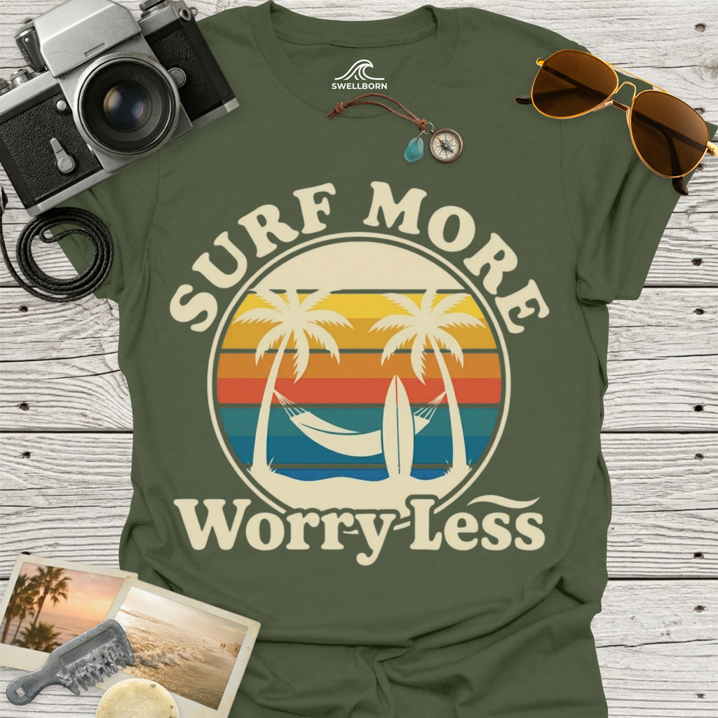 Surf More Worry Less T-Shirt