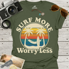 Surf More Worry Less T-Shirt