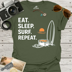 Eat. Sleep. Surf. Repeat. T-Shirt