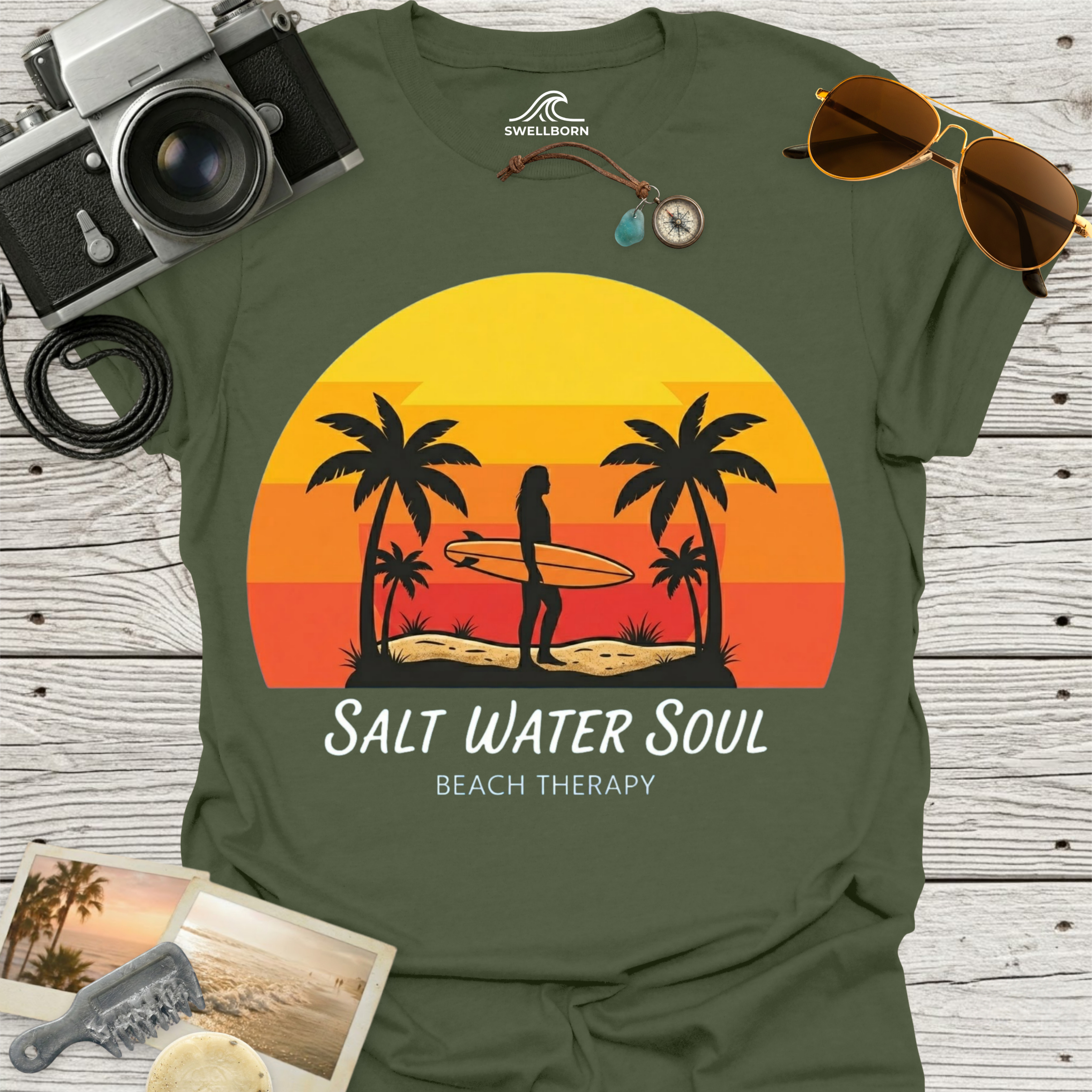 Salt Water Soul Beach Therapy T-Shirt