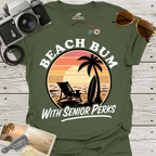 Beach Bum With Senior Perks T-Shirt