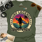 Surf Legends Never Retire T-Shirt