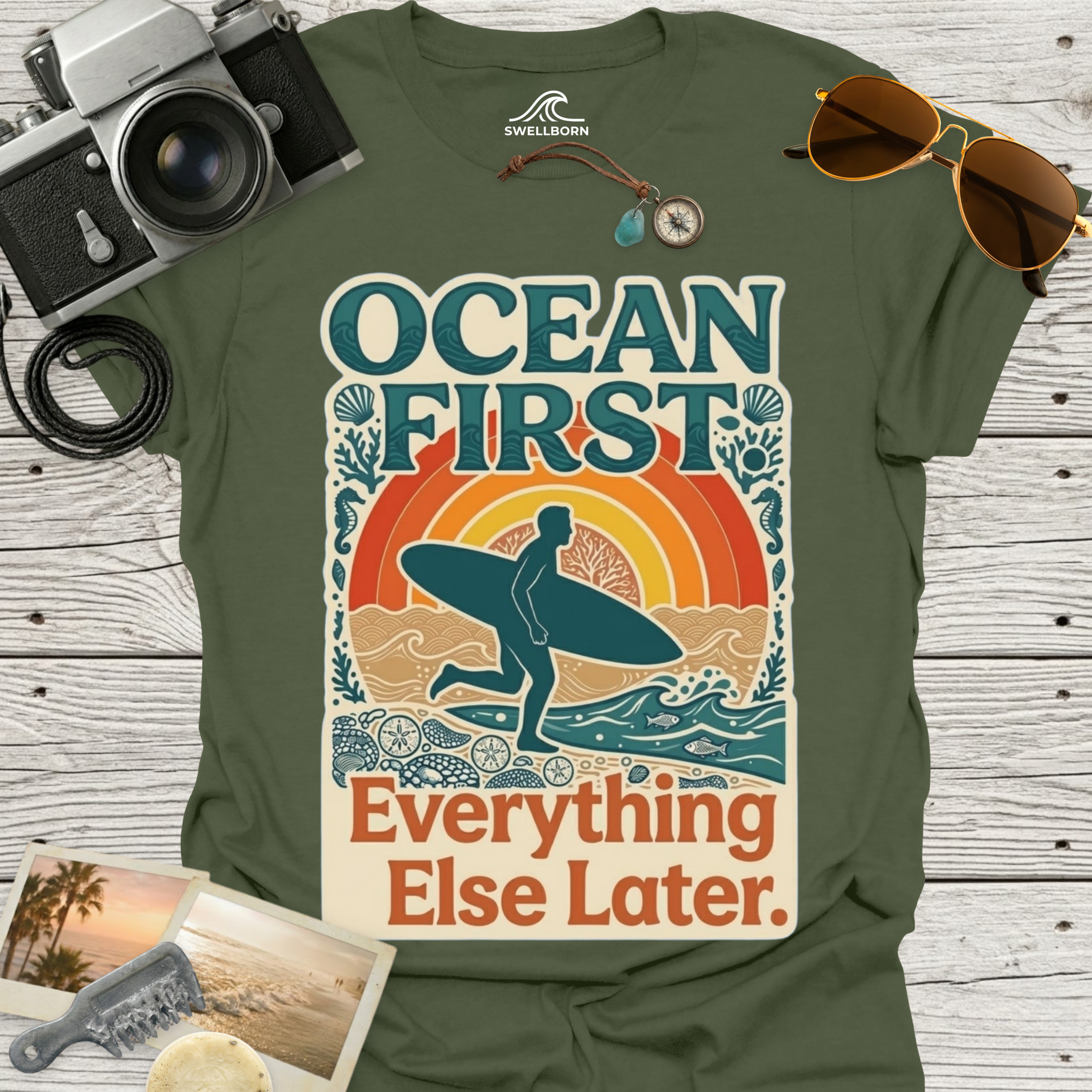 Ocean First. Everything Else Later. T-Shirt