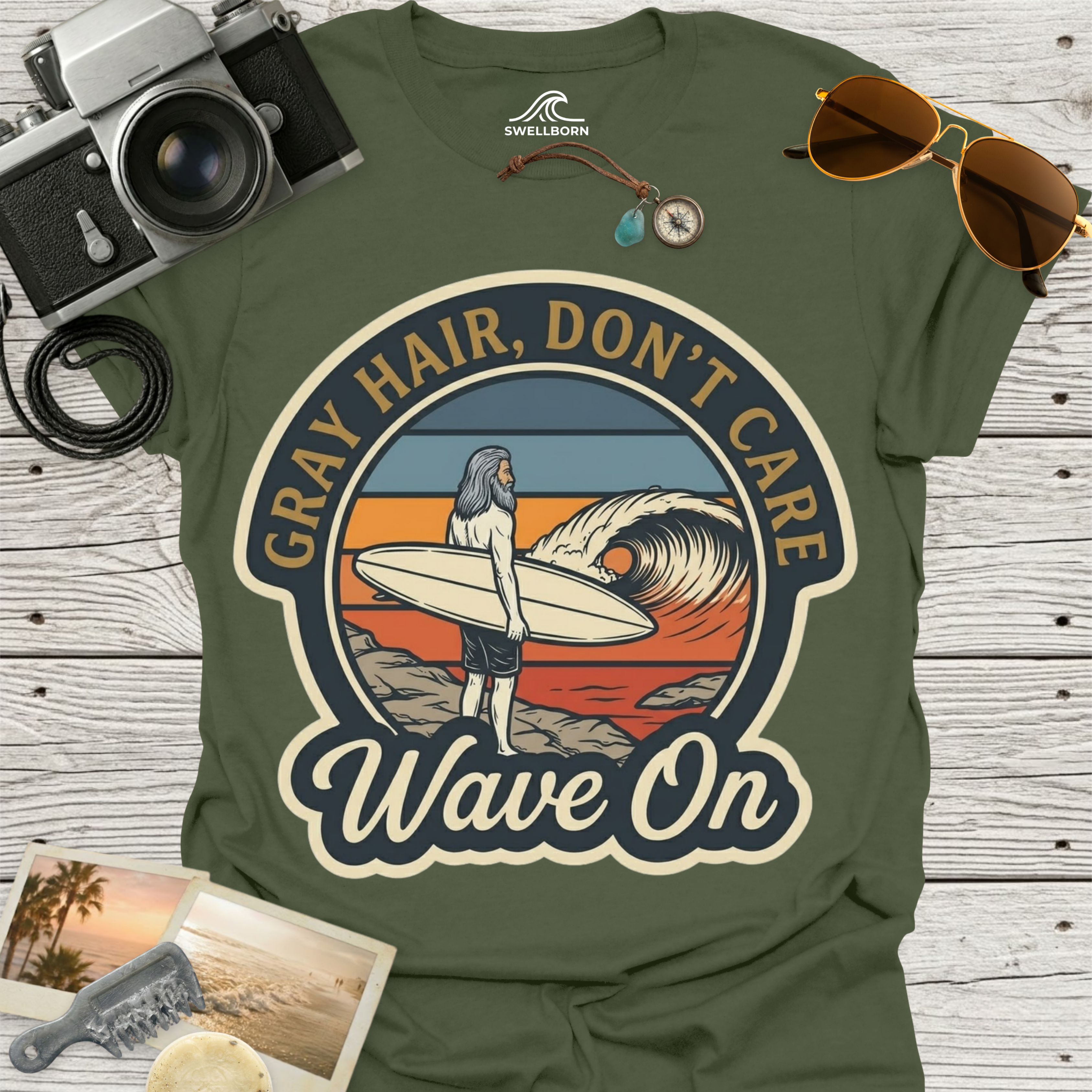 Gray Hair, Don't Care T-Shirt