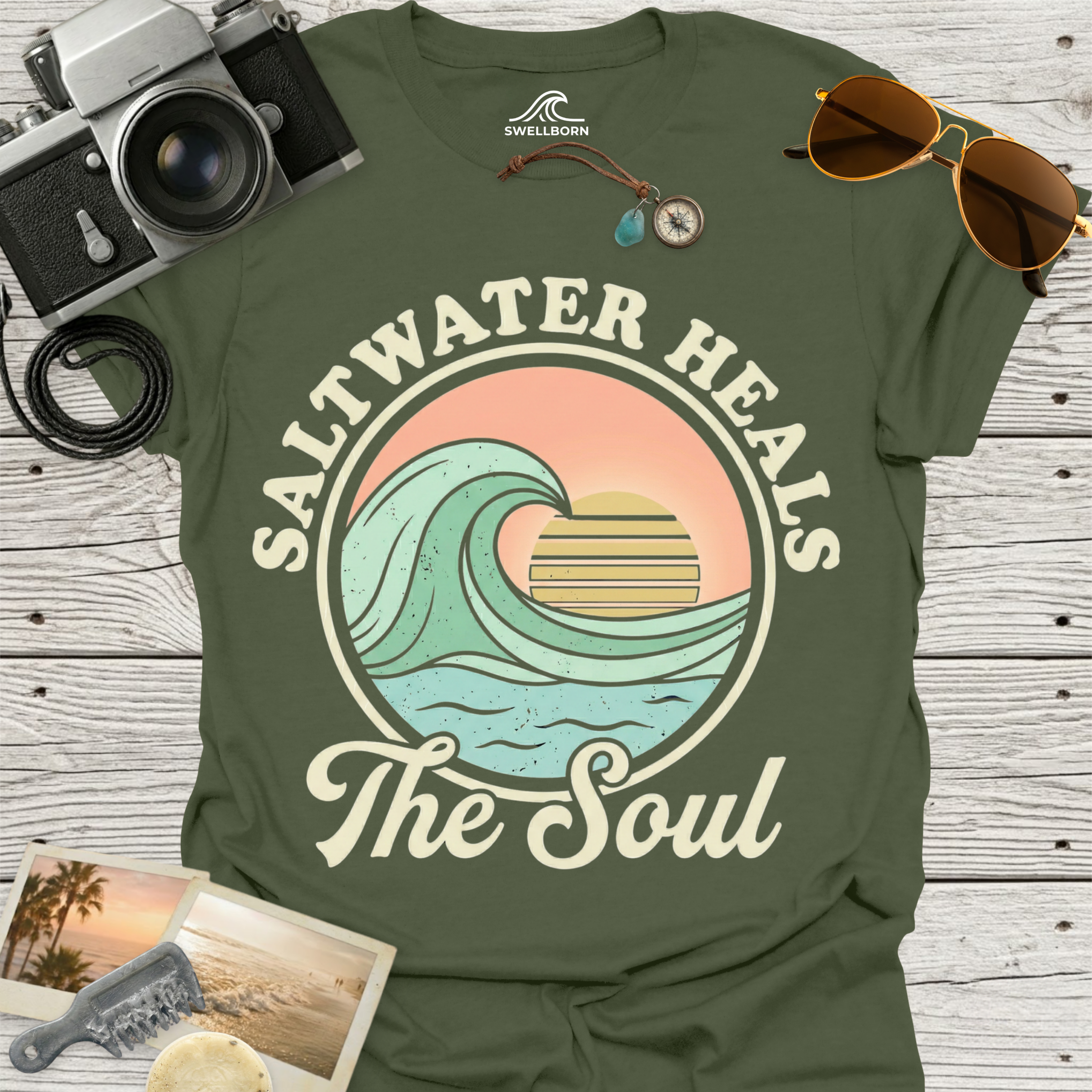 Saltwater Heals The Soul T-Shirt