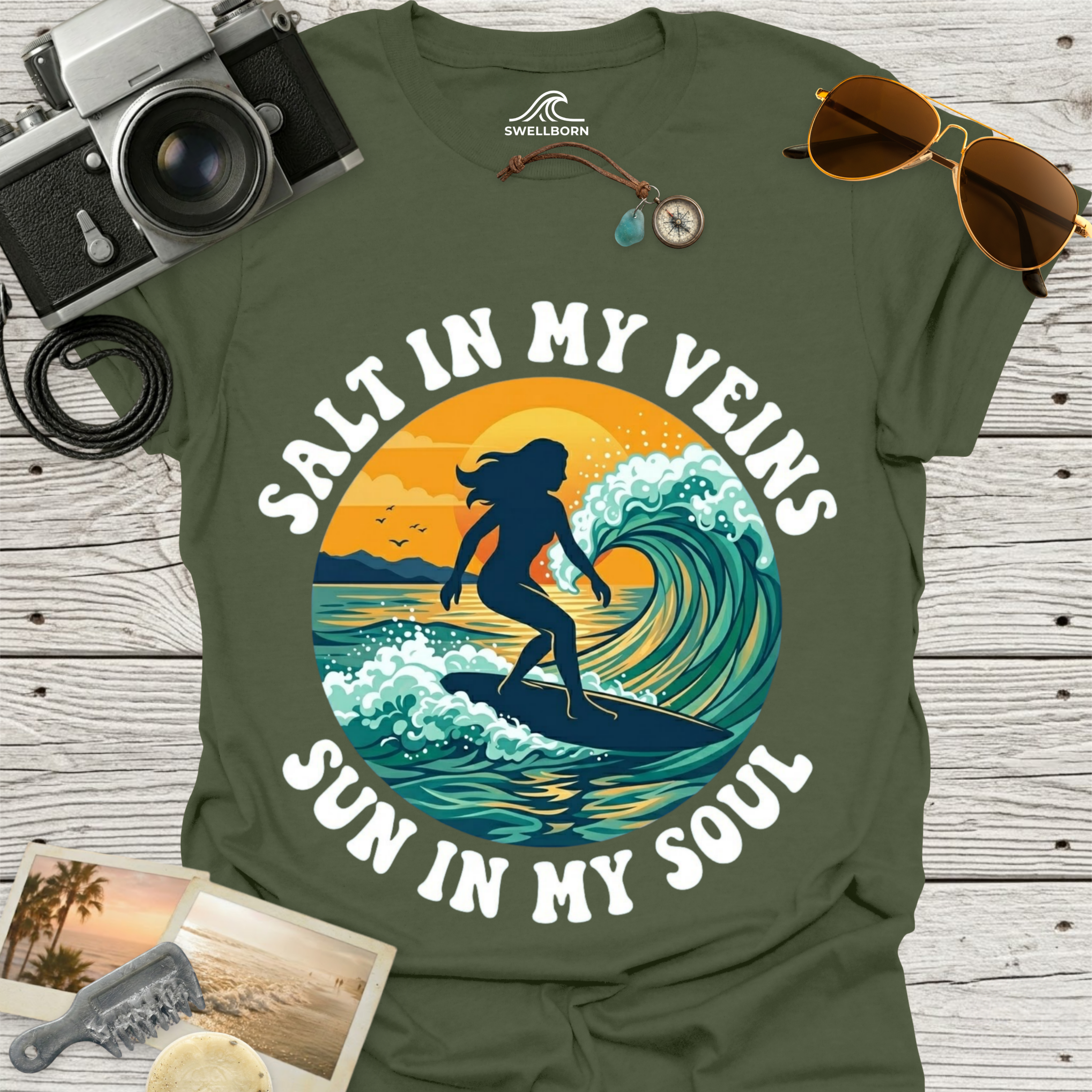 Salt In My Veins Sun In My Soul T-Shirt