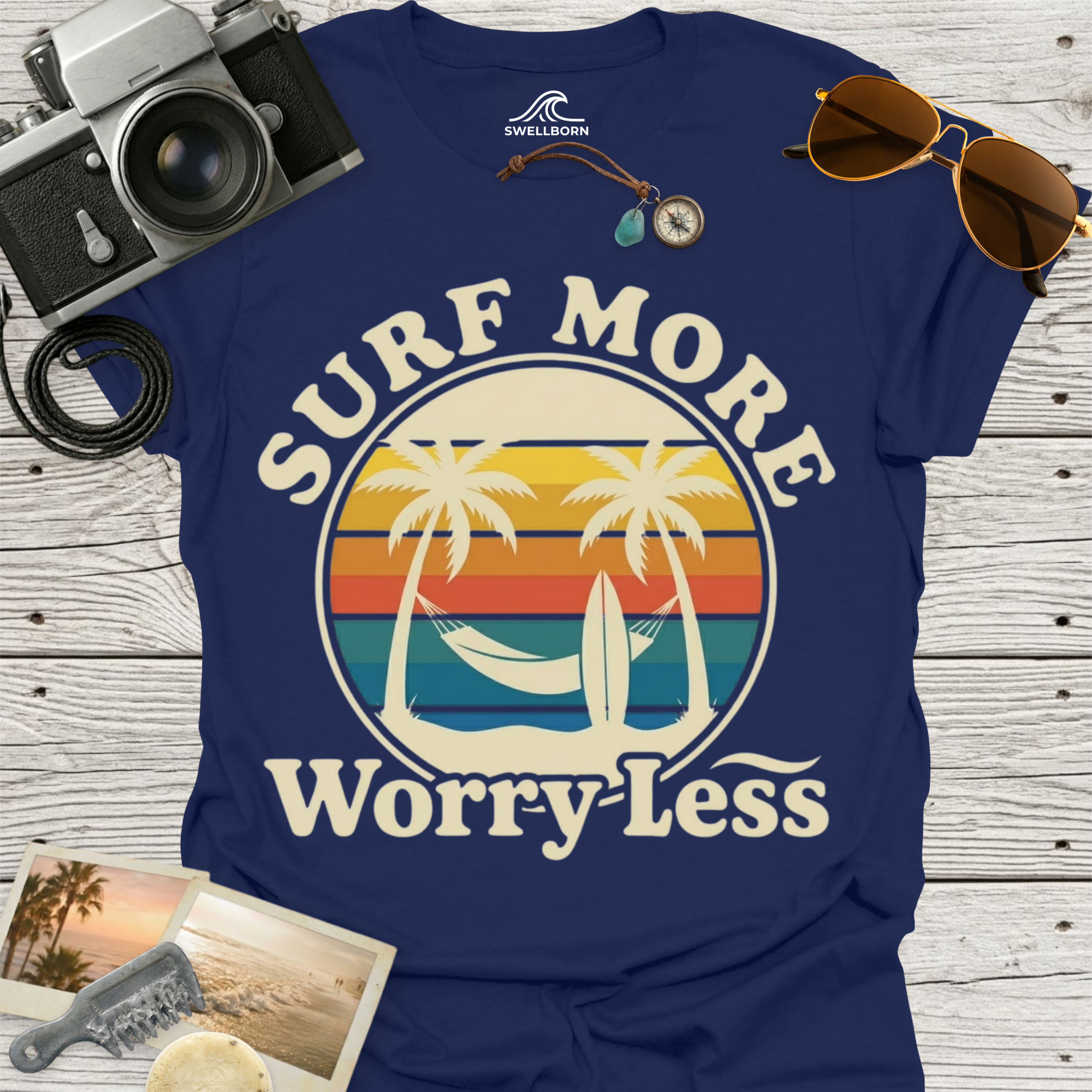 Surf More Worry Less T-Shirt