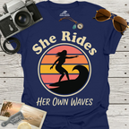 She Rides Her Own Waves T-Shirt