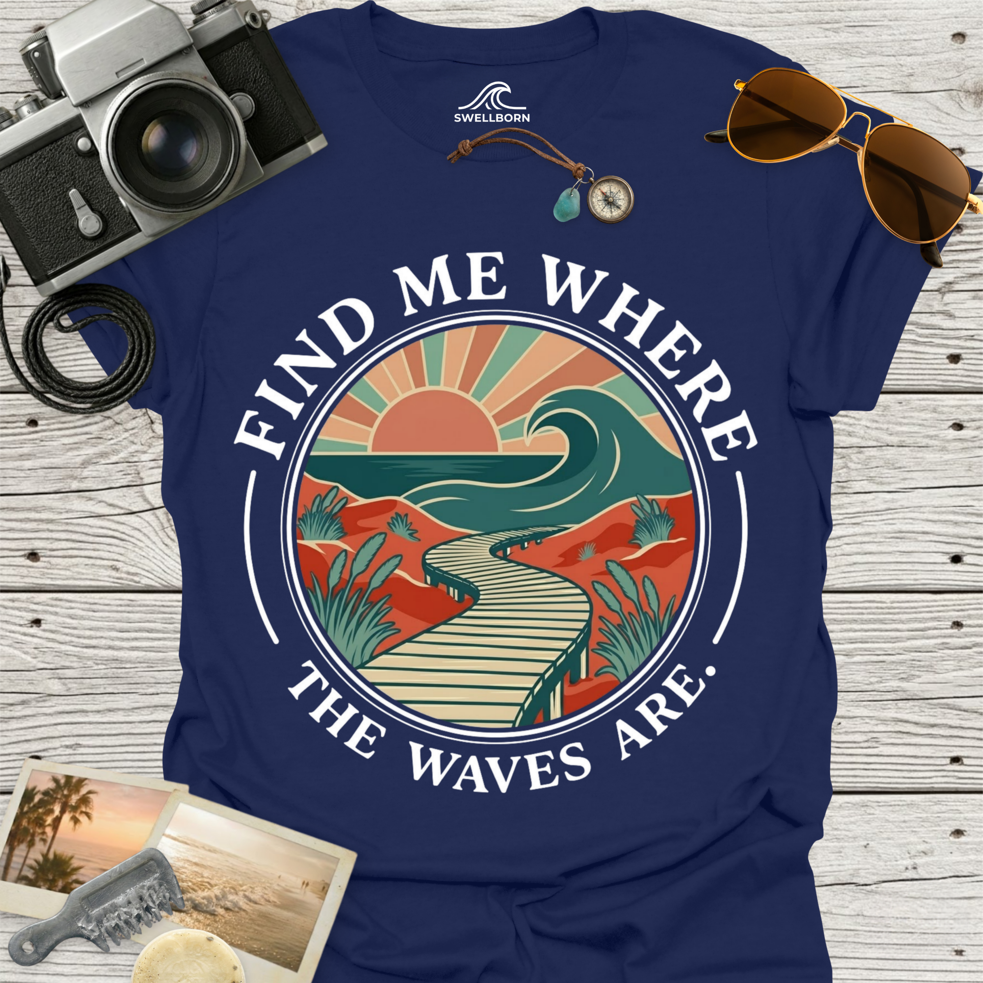 Find Me Where The Waves Are T-Shirt