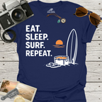Eat. Sleep. Surf. Repeat. T-Shirt