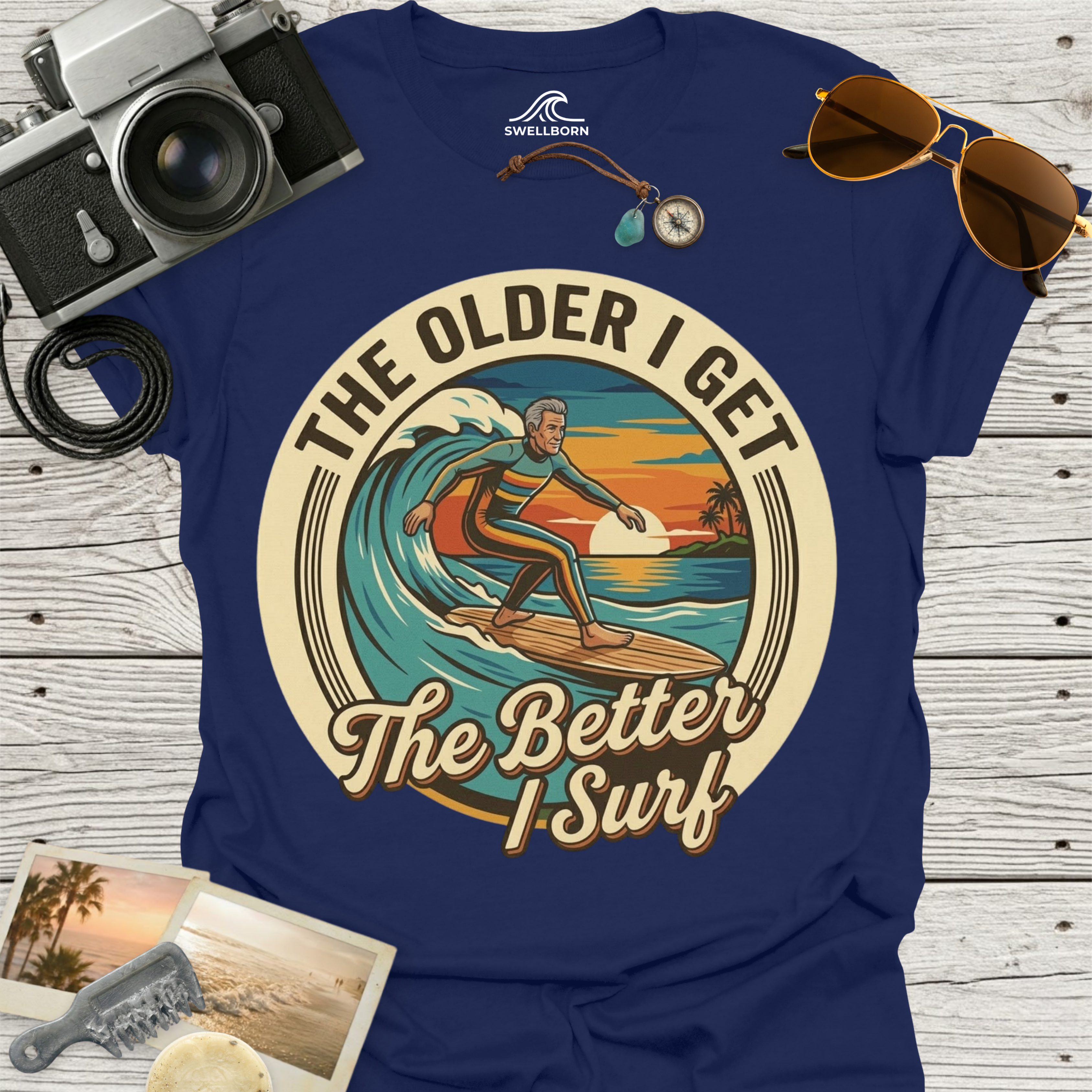 The Older I Get The Better I Surf T-Shirt