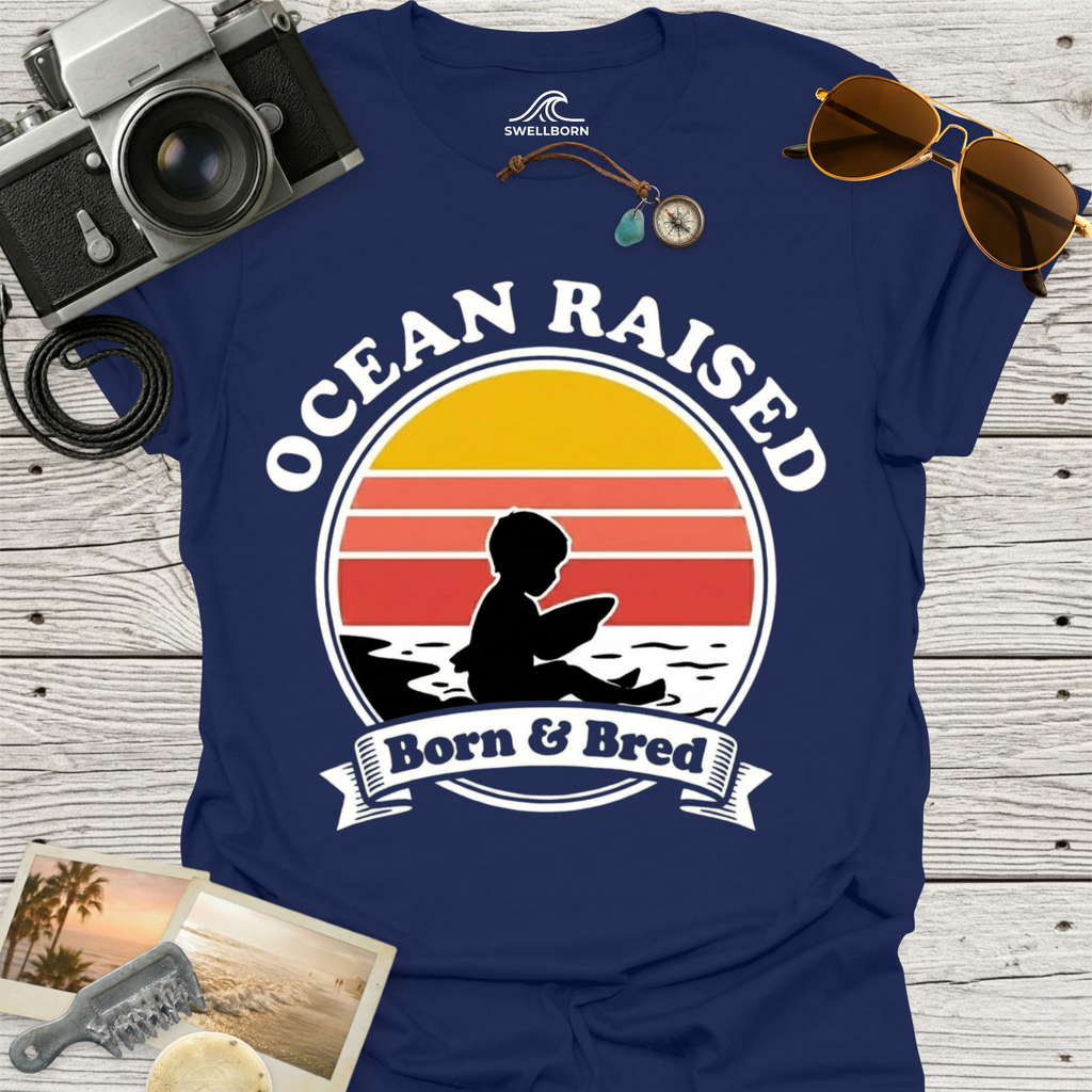 Ocean Raised | Born &  Bred T-Shirt