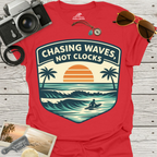 Chasing Waves Not Clocks T-Shirt