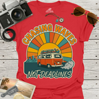 Chasing Waves Not Deadlines T-Shirt