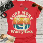 Surf More Worry Less T-Shirt