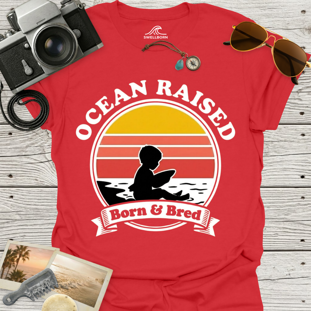 Ocean Raised | Born &  Bred T-Shirt