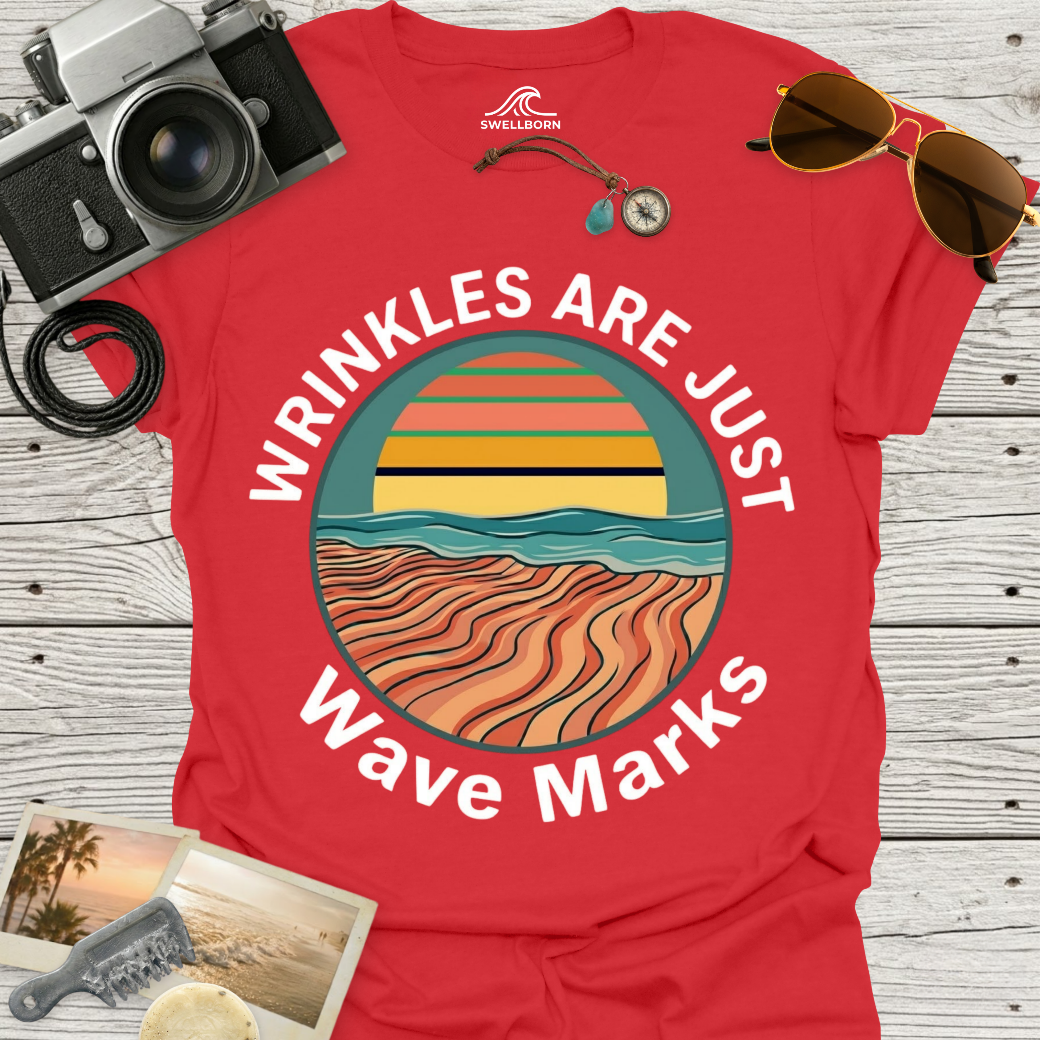 Wrinkles Are Just Wave Marks T-Shirt